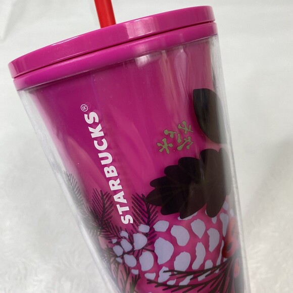 Starbucks Pink Pinecone Color Changing Cold Cup Tumbler - Picture 2 of 7